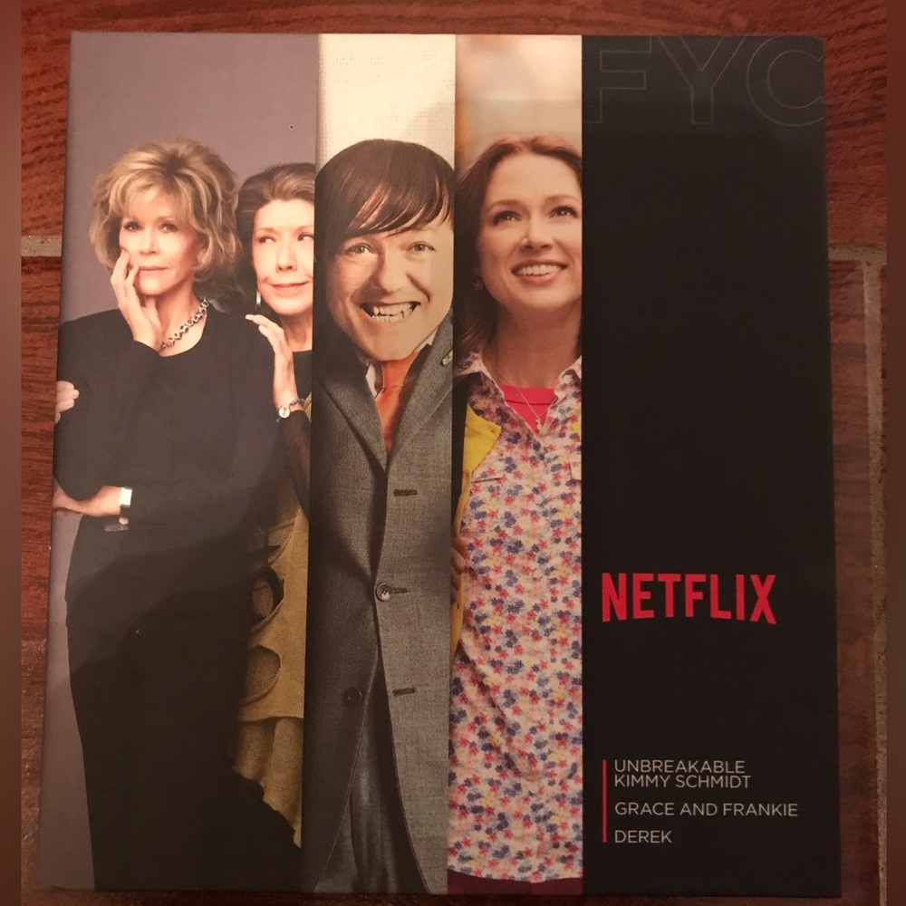Netflix FYC Promo DVD 3 Disc Set Kimmy Schmidt, Grace and Frannie, Derek
